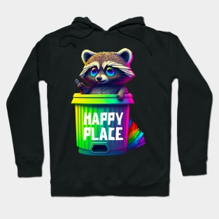 Racoon Happy Place Hoodie